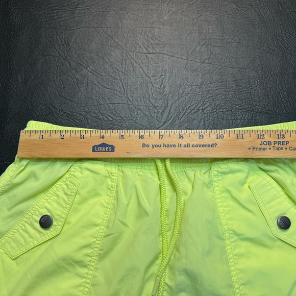 Free People Movement Neon Lime Parachute Jogger Pants S/P Lightweight Athleisure - Picture 5 of 7